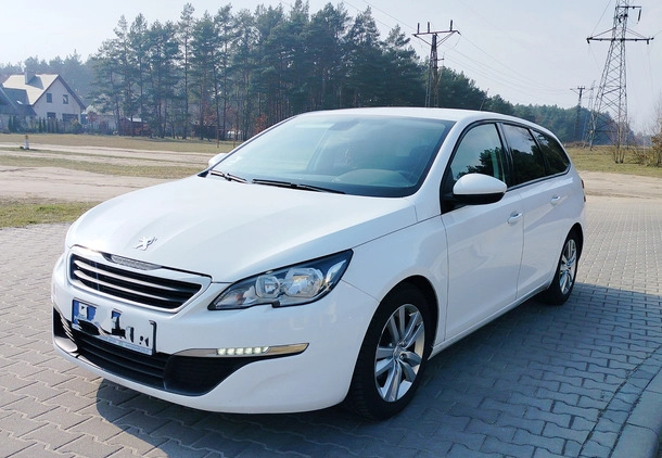 Peugeot 308 cena 31200 przebieg: 262200, rok produkcji 2015 z Piła małe 301